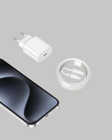Resim İphone Ve İpad Uyumlu 20w Güvenli Usb-c Hızlı Şarj Adaptörü 