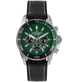 Resim Jacques Lemans 1-2206c Lıverpool Dıver Erkek Kol Saati Gümüş - Siyah 