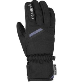 Resim Reusch Coral R-Tex Xt Softshell Kadın Kayak Eldiveni Siyah/Mavi 