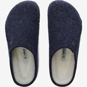 Resim Birkenstock Shearling Çocuk Lacivert Terlik 