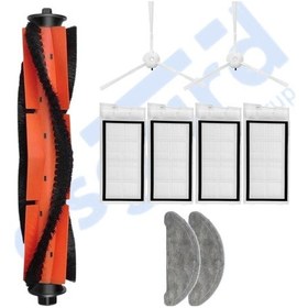 Resim Roidmi Eve - Eve Plus Uyumlu 1 Ana Fırça 2 Yan Fırça 4 Filtre 2 Mop Pkt-iasgf0000638 