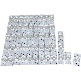 Resim Konesam 6v Kare Led Işık Pimi 50 Adet - Optik Lens Filtreli, Yüksek Parlaklık, Enerji Tasarruflu, Eşit Aydınlatma 