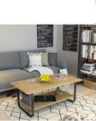 Resim Decorotika Sesle Orta Sehpa Ud Siyah 