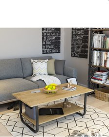 Resim Decorotika Sesle Orta Sehpa Ud Siyah 