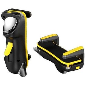 Resim Pubg Oyun Kumandası Uyumlu Altı Parmak Oyun Tetiği L1 R1 Alaşımlı Anahtar Düğmesi Android Gamepad J D218 Newway 
