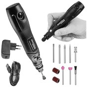 Resim Anadolustrong 3 Kademeli Şarjlı Mini Taşlama Gravür Dremel Seti 10 Parça Taşıma Çantası 