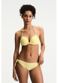 Resim Penti Sarı Push Up Destekli Bikini Üstü 