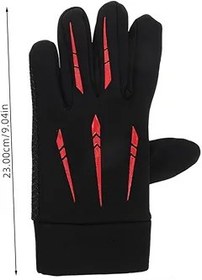 Resim BUGUUYO Erkek Koşu Eldivenleri - Motosiklet Sürüşü Ve Soğuk Hava Aktiviteleri Için Dokunmatik Ekranlı Tam Parmak Eldivenler 