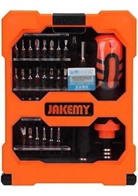 Resim Jakemy Jm-8159 Bit Set Tornavida Seti 34 Parça 