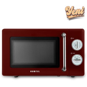 Resim KUMTEL HM-08 20 Litre Retro Mikrodalga Fırın - Kırmızı 