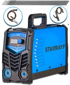 Resim stanrayf Alman 200 AMP Çift Kart Soğutuculu Yeni Nesil Dijital Göstergeli Inverter Compak Kaynak Makinesi 