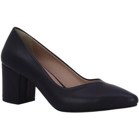 Resim Hobby 26569 Hakiki Deri Stiletto Kadın Ayakkabı Siyah 