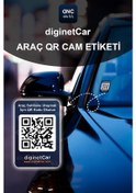 Resim Araç Karekod Cam Etiketi Qr Kod Kimlik - Araç Numaratörü - Qr Co 