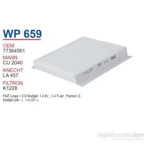 Resim Wunder FIAT LiNEA - FİORİNO Polen Filtresi OEM NO: 77364561 