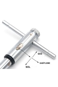 Resim Fett No 2 Cırcırlı Kılavuz Kolu Uzun Tip M5 - M12 Arası 