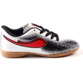 Resim Walked Erkek Çocuk Beyaz Futsal Hentbol Voleybol Salon Ayakkabı OZ01333 