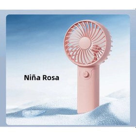 Resim Yaratıcı Ayarlama Fonksiyonlu Küçük Ve Hafif Taşınabilir Vantilatör Pembe, 