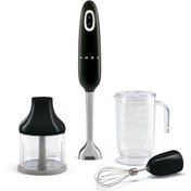 Resim Smeg Siyah 50's Style El Blender Seti-HBF03BLEU 