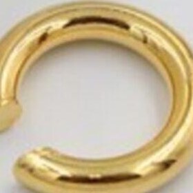 Resim Entrendi Cansus Gümüş Kaplama Kalın Boru Halka Kıkırdak Büyük 