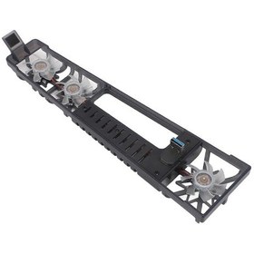 Resim Oyun Konsolu Soğutma Fanı Rgb Işık Usb Soğutma Fanı Manyetik Çoklu Fan Hızı Oyun Konsolu Soğutucu Ps5 Slim İçin 