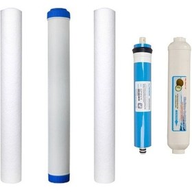 Resim Sulook Su Arıtma 20 İnç Filtre Takımı + Membran Ve Tatlandırıcı Filtre 