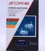 Resim HTstore Zore GX-709 Mp3 Stereo Kulaklık-Mavi açık 