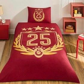 Resim Galatasaray 25.Şampiyonluk Tek Kişilik Nevresim Takımı 
