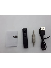 Resim Profisher Bluetooth Araç Kiti Hands Free Müzik Alıcısı Ses Adaptörü Aux Siyah 