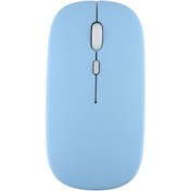Resim TezMax Hometech Alfa 8TX 8" Uyumlu Kablosuz Bluetooth Pilli Optik Mouse - Mavi 