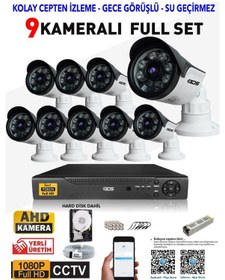 Resim Ids - 9 Kameralı 1080P Fullhd 5Mp Sony Lensli Kamera Seti - 2015 