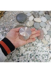 Resim Silver 55 MM Grinder Alloy Herbal Öğütücüsü Parçalayıcı Rb88slv 