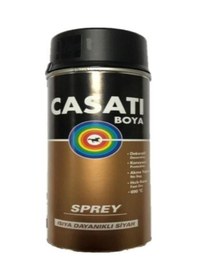 Resim Casati Akrilik Sprey Boya 690 Derece Isıya Dayanıklı 400 Ml Siyah 