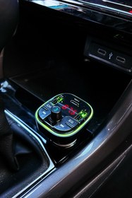 Resim PlusOto Araç Bluetooth Fm Transmitter Cihazı Mp3 Çalar Araç Çakmaklık Şarj Soketi Müzik Kiti 
