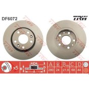 Resim Fren Dıskı On Havalı Fluence Megane Iıı Trw Df6072 Oem - 