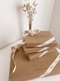 Resim Naturaborn GOTS Organik Sertifikalı Bebek Örme Latikli Çarşaf 