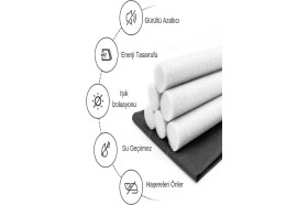 Resim Ankaflex 3 Adet Kapı Altı Rüzgar Önleyici Isı Yalıtım Süngeri Rüzgarlık Soğuk Sünger Çift Taraflı Izolasyon 