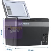 Resim Kaizer Germany 29 Litre 12/24 Volt Buzdolabı 