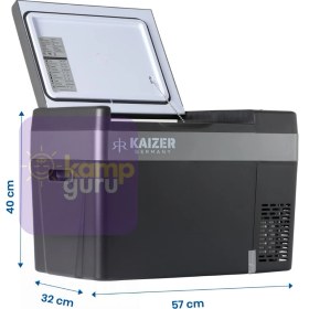 Resim Kaizer Germany 29 Litre 12/24 Volt Buzdolabı 