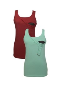 Resim Luvmabelly Myra1505 1508 Emzirme Atlet Seti-bordo Bordo 