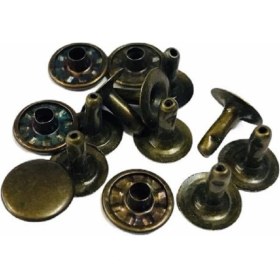 Resim SRTfootcare Perçin, Rivet, Toruk 123 No 11mm 30 Adet (Leathercraft, Deri Hobi) 