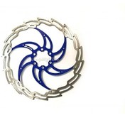Resim Brakco 160 Mm Disk Fren Rotoru 160mm-steel 6 Vida Mtb Performans Rotor Mavi 