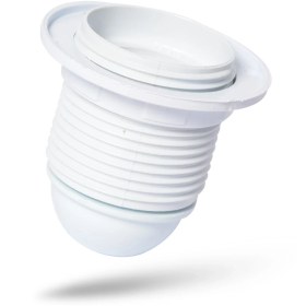 Resim İthal E27 Abajur Duy Tam Diş Beyaz 