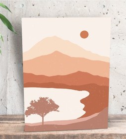 Resim Bk Gift Sun Rise Tasarımlı Dekoratif Mini Kanvas Tablo 15x20cm-2 