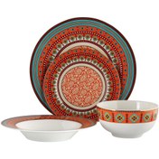 Resim Lucky Art Celeste Bone 24 Parça Yemek Takımı 