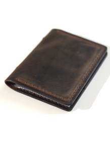 Resim Hi Leather Hakiki Deri Araç Ruhsat Kılıfı / Kabı Kestane Kişiye İsme Özel 