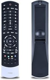 Resim TCNOUMT Toshiba Uzaktan Kumanda CT-90405 Toshiba Smart TV CT-90404 için Uygun Yedek Kumanda 32TL963G 40TL938F 40TL963G 40TL968G 42VL963G 46TL933F 47VL963G 47WL968B 55XL975 G G 