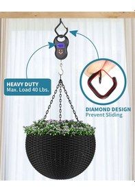 Resim Xindoker Rüzgara Dayanıklı Asma Kancalar: 10 Adet Çok Amaçlı Dış Mekan Asma Kancası Ve Plastik Tüp Seti 