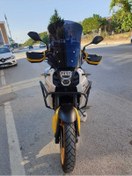 Resim Motocam Rks Svt 650 X Siperlik Ön Cam 2023-2025 Model 50cm Siyah Renkli 4mm Uzun Cam 