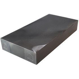 Resim Asetat Kapaklı Karton Kutu 20X10X3 25 Adet Siyah N11.9143 