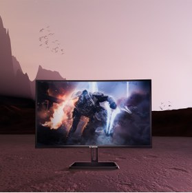 Resim Rampage XYRA XR27C300F 27'' 300Hz Fast VA FHD Freesync/Gsync RGB R1500 Curved Oyuncu Monitörü 